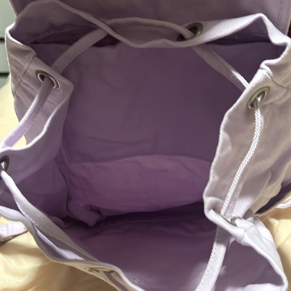 Light Purple Baggu Drawstring Backpack - image 3